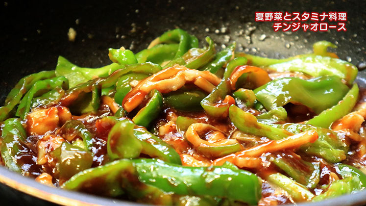 右上サイドテロップ・料理番組風